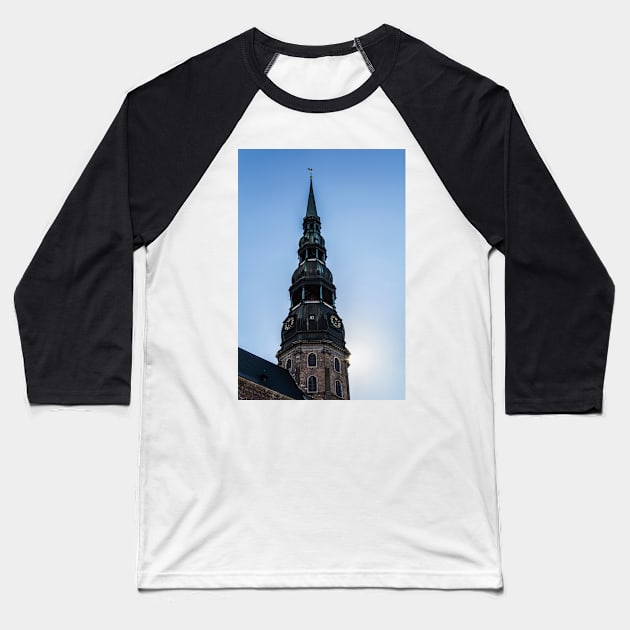 Tower of St. Peter’s Church Baseball T-Shirt by lena-maximova